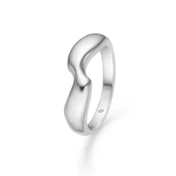 Mads Z - Avery sølv bølge ring - 2140115