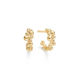 Mads Z - Bubbels creoler i 14 karat guld - 1510066