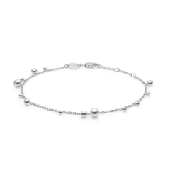 Mads Z - Bubbles sølv armbånd med kugler - 2150166
