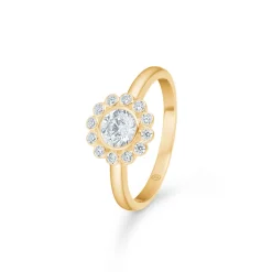 Mads Z - Carmen 8 karat guldring med sten - 3347045