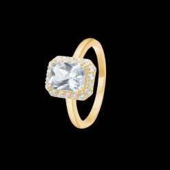 Mads Z - Celestial 8 karat guld ring med hvide topas - 3346900