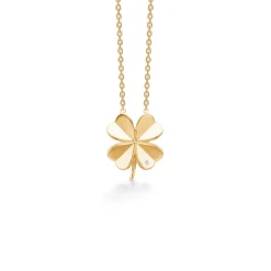 Mads Z - Clover halskæde i 8 karat guld - 3327102