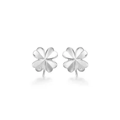 Mads Z - Clover sølv øreringe - 3117102