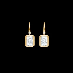 Mads Z - Denise øreringe i 8 karat guld med zirkonia sten - 3317082