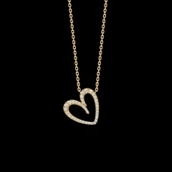 Mads Z - Diamond Love vedhæng i 14 karat guld med diamanter - 1531064