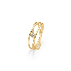 Mads Z - Diamond nest guld ring - 1541095