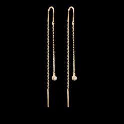 Mads Z - Endless Allure 14kt guld ørehænger med diamanter - 1501147
