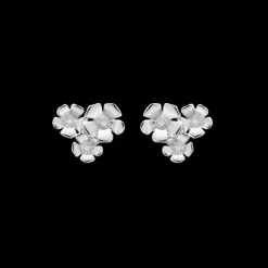 Mads Z - Fleur sølv ørestikker med 3 blomster - 2116109