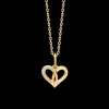 Mads Z - Kampange - 14 karat guld hjerte vedhæng med diamanter, small - 1521047