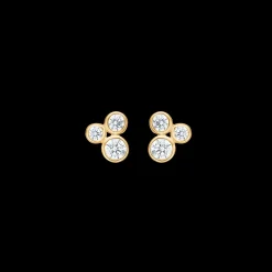 Mads Z - Kiki øreringe i 8 karat guld med sten af zirkonia - 3317061