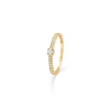 Mads Z - Mia 8 karat guldring med zirkonia sten - 3347144
