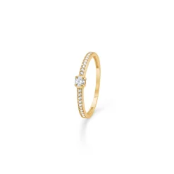 Mads Z - Mia 8 karat guldring med zirkonia sten - 3347144