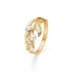Mads z - Morning Dew 14kt vedhæng med diamant og perler - 1543087