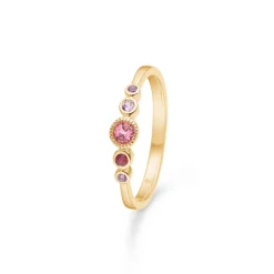 Mads Z - Pink Poetry 14 karat guld ring - 1546182