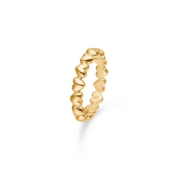 Mads Z - Poetry Heart 14kt guld ging med hjerter - 1540028