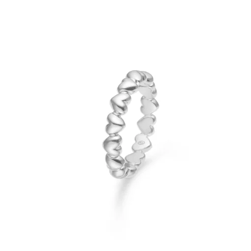 Mads Z - Poetry Heart ring i sølv - 2140028