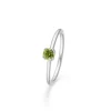 Mads Z - Poetry sølv ring med peridot - 2146053