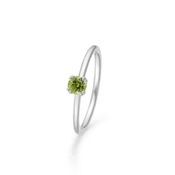 Mads Z - Poetry sølv ring med peridot - 2146053