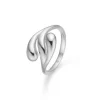 Mads Z - Poppy ring i sølv med dråber - 2140116