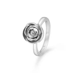 Mads Z - Rosalie sølv ring med rose - 2140157