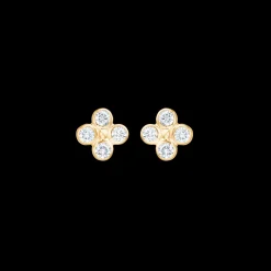 Mads Z - Sophias Bloom 14kt guld ørestikker med diamanter - 1511194