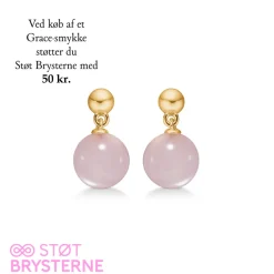 Mads Z - Støt Brysterne - Grace øreringe i guldbelagt sølv - 2216201