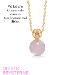 Mads Z - Støt Brysterne - Grace Halskæde i guldbelagt sølv - 2226201