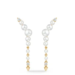 Mads Z - Unicorn 14kt øreringe med diamant og perler - 1513073