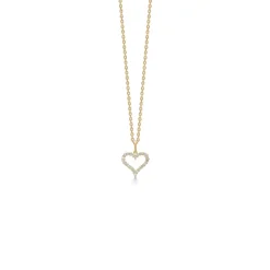 MadsZ - 14 kt guld Tender Heart vedhæng med diamanter - 1531320