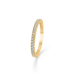MadsZ - Sparkle 8 kt. guld ring med sten - 3347165