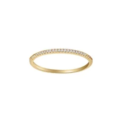 Nordahl - 14 karat guld alliancering med 0.05ct diamanter - 10101050500