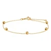 Nordahl - 8 karat guld armbånd med kugler - 80830160300