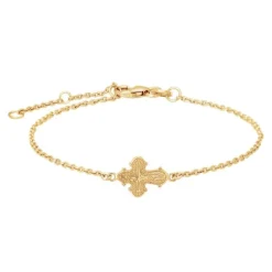 Nordahl - 8 karat guld dagmarkors armbånd - 80170000300
