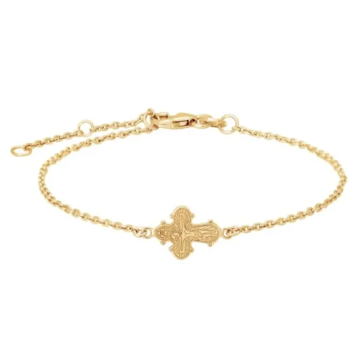 Nordahl - 8 karat guld dagmarkors armbånd - 80170000300