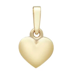 Nordahl - 8 karat guld hjerte, 20x13mm - 29160480300