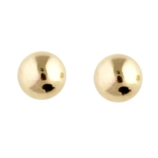 Nordahl - 8 karat guld kugle ørestikker, 5mm - 30310030300