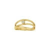 Nordahl - 8 karat guld ring med zirkonia sten - 10830840300