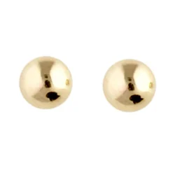 Nordahl - 14 karat guldkugle ørestikker, 5mm - 3310035