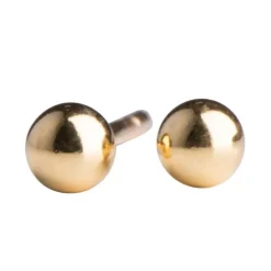 Nordahl - 14 karats guld kugle ørestiker, 6mm - 30310180500