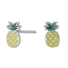Nordahl - Ananas sølv børeneørestikker - 325126