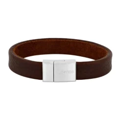 Nordahl - Herre armbånd i brunt læder - 809703192
