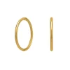 Nordahl - Klik creoler i 8 karat guld, 12mm - 30162070300