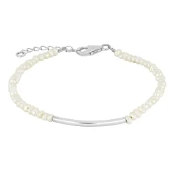 Nordahl - Perle armbånd i sølv eller forgyldt sølv - 80890150920