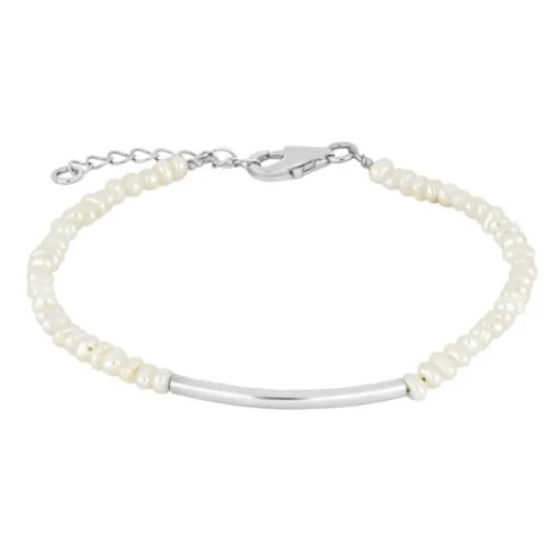 Nordahl - Perle armbånd i sølv eller forgyldt sølv - 80890150920