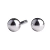 Nordahl - Rohdineret sølv Kugle ørestik, 3mm - 30252350900