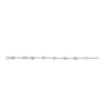 Nordahl - Sølv armbånd med blomster - 80250120900
