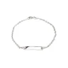 Nordahl - Sølv barne armbånd med plade - 80250420900