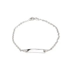 Nordahl - Sølv barne armbånd med plade - 80250420900
