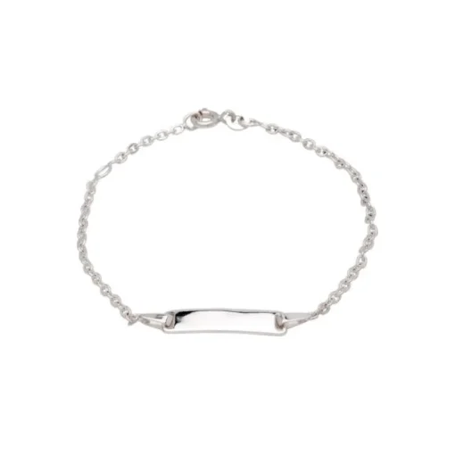 Nordahl - Sølv barne armbånd med plade - 80250420900