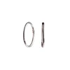 Nordahl - Sølv creol med clik lås, 12mm - 30108040900